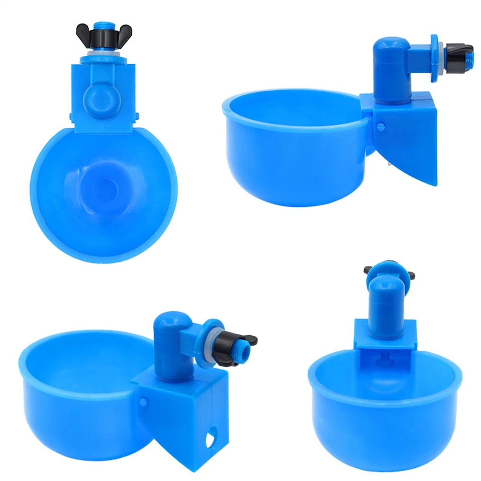 10 x automatische Hühnertränke, Hühnerwasser-Futterspender, Coop-Geflügel-Wa - Bild 4 von 4