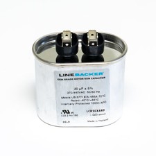 Supco Capacitor Oval Run 20 uf mfd 370/440 Volts for HVAC Motors