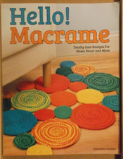 HELLO MACRAME 13 easy designs home decor tote bag rug chair cushion 2014