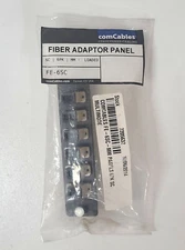 SC 6 Pack Simplex Multimode Fiber Adapter Panel ~ comCables FE-6SC