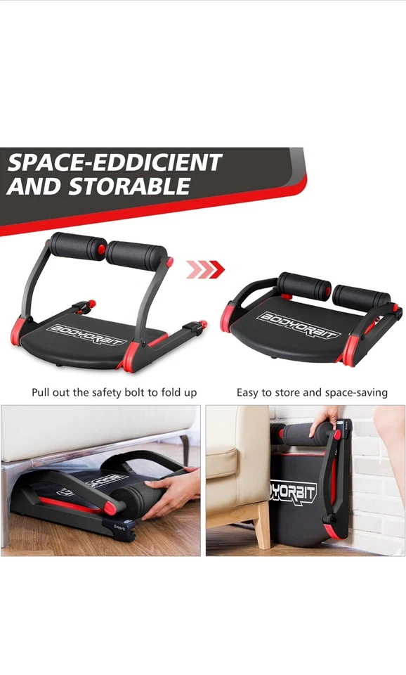 WONDER CORE SMART: Ab Machine for Home, Ab Crunch Machine, Core Trainer (red - Image 4 of 4