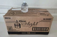 Sterno Softlight Liquid Wax Candles 