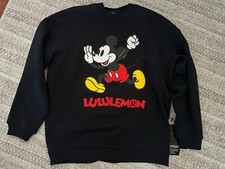 NWT Lululemon x Disney Mickey Fleece Oversized Pullover Sweatshirt Size Medium