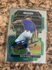 Nick Hull Signed 2022 Panini Prizm Draft Chicago Cubs Auto Rc No. PDP203