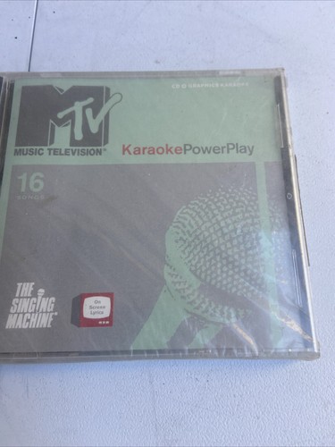 SEALED, MTV Karaoke Power Play CD Singing Machine 16 Tracks - Picture 2 of 12