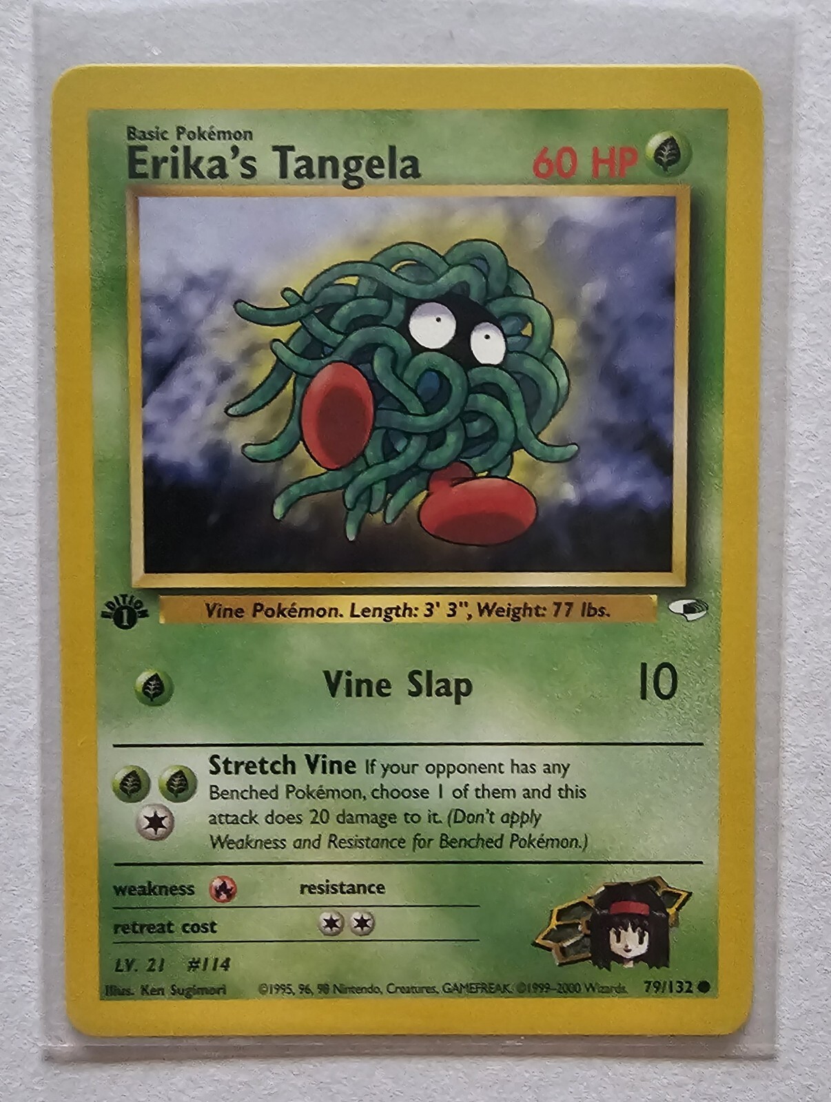 1st Edition Erika’s Tangela 79/132 - Gym Heroes - Near Mint