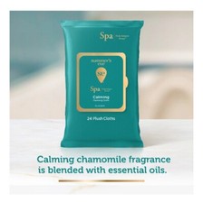    SPA  Summer's Eve     CALMING CLEANSING CLOTHS     24 Count Plush Cloths.