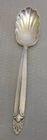International sterling silver 1932 EMPRESS Sugar Shell Fluted Spoon 6.25"