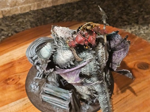 Warhammer Fantasy AOS Orruk Warclans Megaboss en Maw-krusha muy bien pintado - Imagen 5 de 24