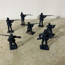 Civil War Soldier Lot Blue Men Military Plastic