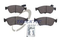 Trucktec Automotive BremsbeläGe Bremsbelegsatz Vorne FüR VW Phaeton