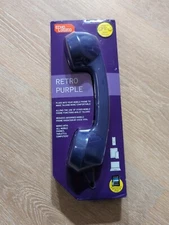 Echo Logico Retro Purple Wired Phone Extension Handset for Iphone Android Cell