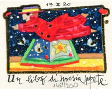 FRANCESCO MUSANTE -UN LIBRO DI POESIA PER TE - serigrafia firmata