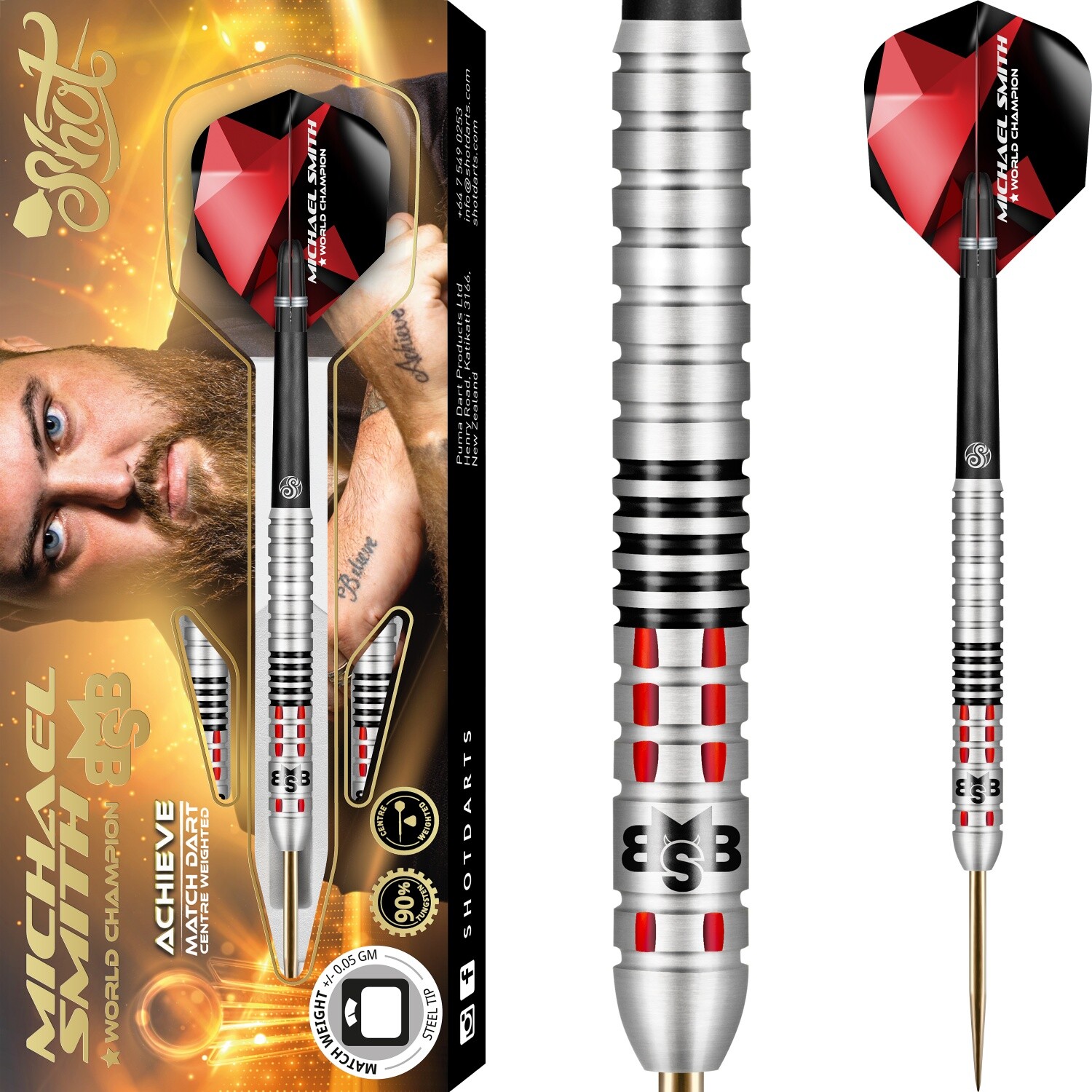 Выстрел - Достижение Майкла Смита - Steeldart 26790₽