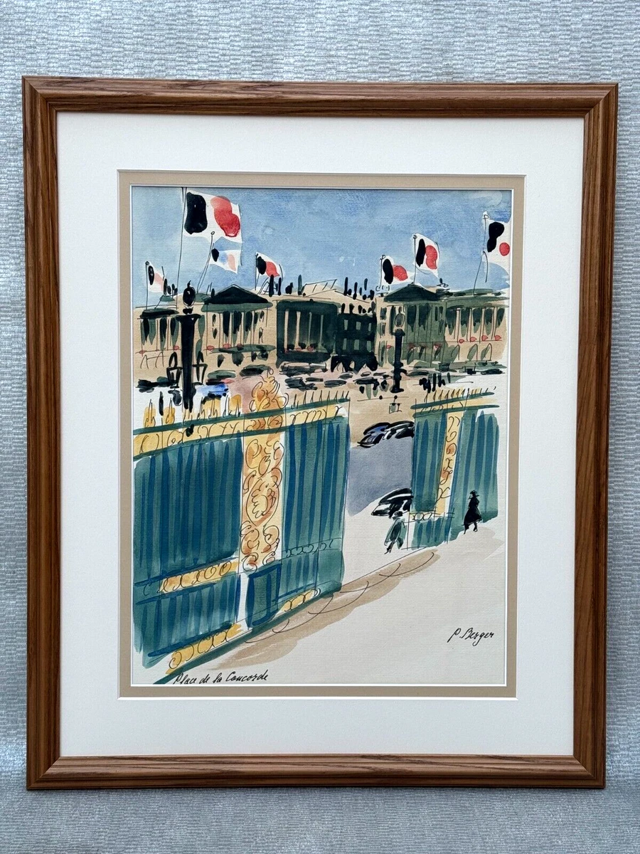 Paris Original Art Watercolor Painting Paintings for sale | eBay
