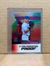 Jonathan Santucci 2024 Leaf Vivid Baseball 1/1 Pre Production Proof