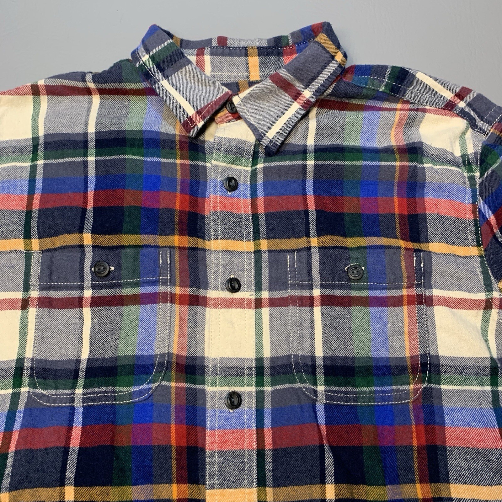 Heritage American Eagle Large Button Front Flanne… - image 6