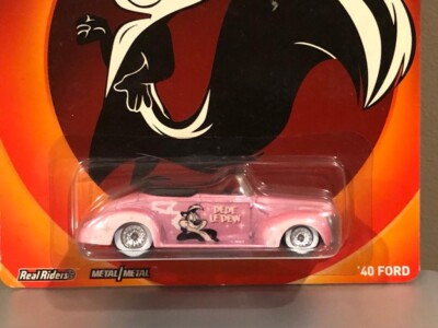 如月セール　vintage 40-50's◆ロベール・ピコ/テリーヌポット Hot Wheels '40 Ford Pepe Le Pew Looney Tunes Series Pink 1:64 Real