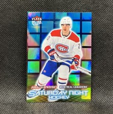 Juraj Slafkovsky 2022-23 Upper Deck Fleer Ultra Saturday Night Hockey Rookie RC