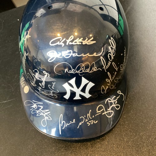 1998 NY Yankees W.S. Champs Team Signed Helmet Derek Jeter Mariano Rivera JSA - Picture 5 of 12