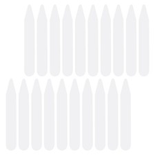 120 Pcs Collar Support Dress Shirt Stays Plastic for Men's Shirts
