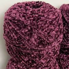 Reclaimed Poly Velvety Chenille Yarn Worsted ...