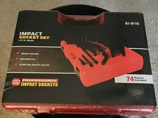 NAPA 74 Piece Impact Socket Set 