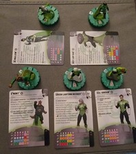 WizKids HeroClix Team Green Lanterns 001a, 007, 030, 034, 038 DC Lantern Legacy