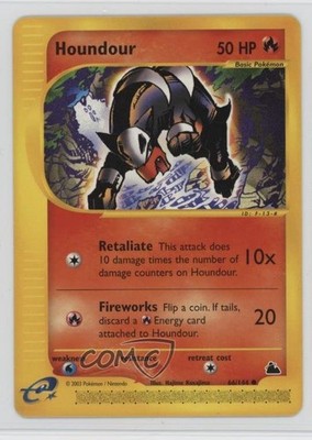 Houndour Pokemon e-Card Series Skyridge #66 2003