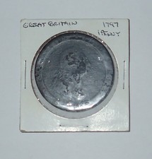Very old coin from Great Britain (UK) - 1797 - 1 penny