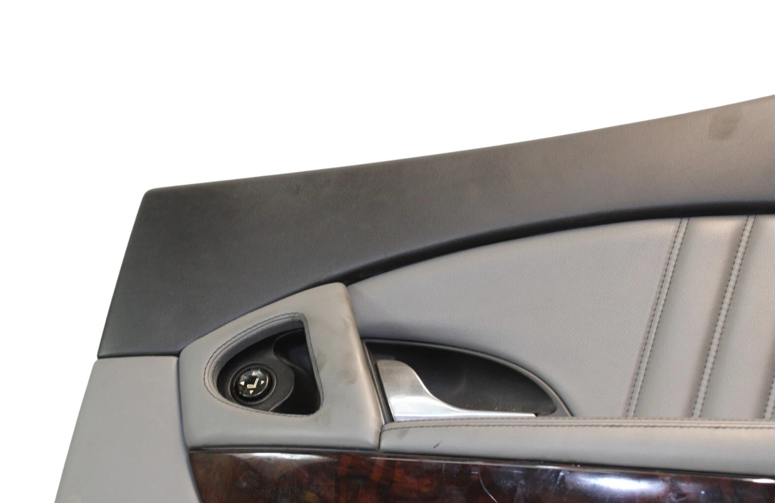 03-13 Maserati Quattroporte M139 Rear Right Side Interior Door Panel Black OEM