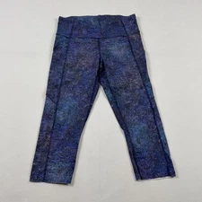 Lululemon Leggings Womens 8 Nulux Fast Free High Rise Crop II 23" Non Reflective