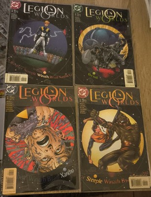 DC Comics Legion Worlds # 2,3,4,5 Comic selten Rar 
