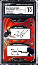 2024 Wild Card Metallix MegaFractal Red Rainbow Skenes Johnson AUTO 1/1 CGC 10