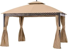 Garden Winds Custom Fit Canopy Top Cover for The Oakmont Gazebo L-GZ1188PST-A