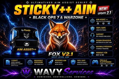 Cronus Zen Script FOX V2 Updated STICKY AIM+ WZ,BO7  VON PANDA  HUMAN LOGIK