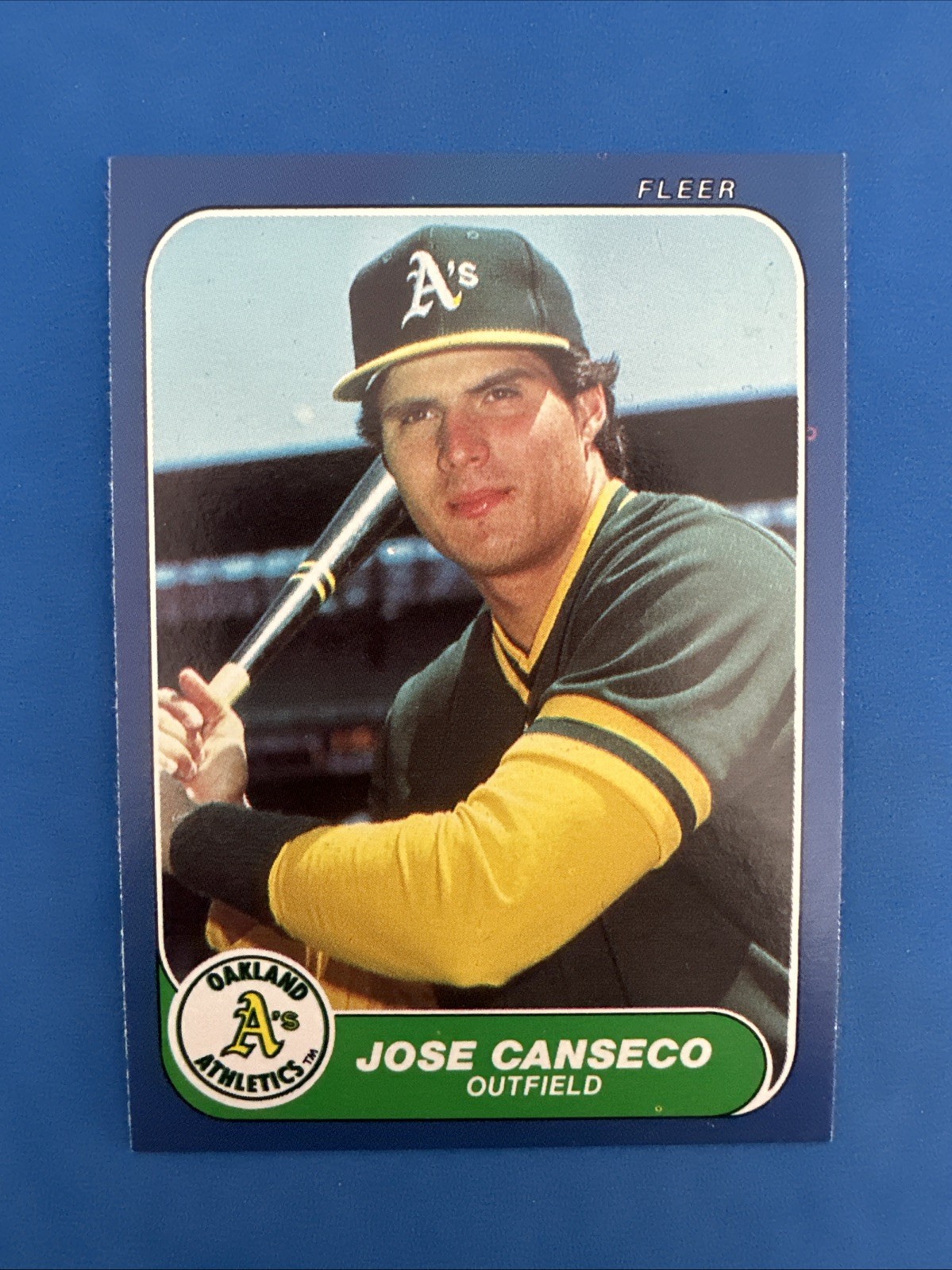 1986 Fleer Update - Jose Canseco #U-20 (RC). NM. Free Shipping!