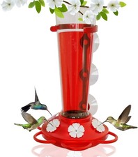 Large Leak Proof Window Hummingbird Feeders For Outdoors Hanging - Was
