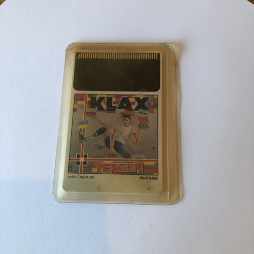 Klax TurboGrafx-16, Turbo Grafx, Game Only, Untested - Picture 4 of 4