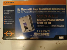 Linksys Phone Adapter Vonage w/2 Port Voice Over IP VOIP PAP2 Factory Sealed NEW