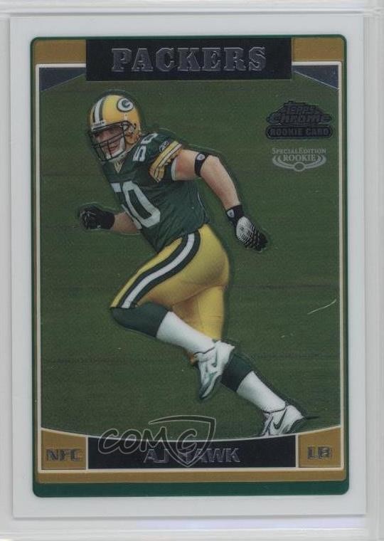 2006 Topps Chrome Special Edition Rookie AJ Hawk #222 RC 0u7