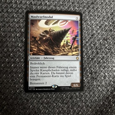 Maulwurfmodul Magic The Gathering Commander TMC Rare Turtles