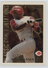 1996 Topps Classic Confrontations Reggie Sanders #CC7 gp1