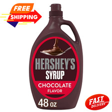 HERSHEY'S Chocolate Syrup Bottle, 48 oz