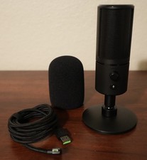 Razer Seiren X USB Streaming Audio Supercardiod Gaming Streaming Microphone