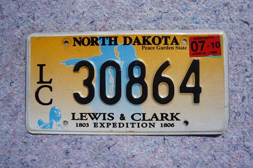 Nummernschild North Dakota Lewis & Clark 2010 - Bild 2 von 3