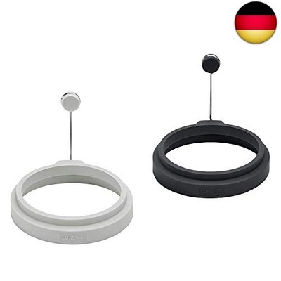 Lurch 70271 Eiformer Rund 2er Set aus 100% BPA-freiem Premium-Platin-Silikon