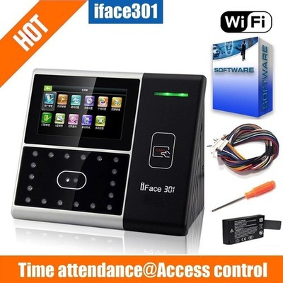 ZKTeco iFace301 4.3'' Face Recognition Time Attendance Time Clock Access Control