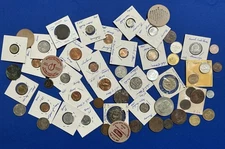 Collector Hoard Coins Medals Tokens 