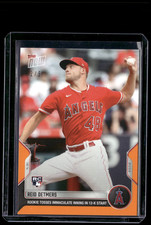 Reid Detmers - 2022 MLB Topps Now #621 Orange 2/5 Parallel Angels